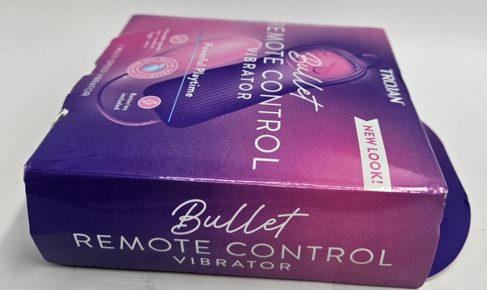 Trojan Multi-Speed Bullet Remote Control Vibrator - 4 Speeds - NEW