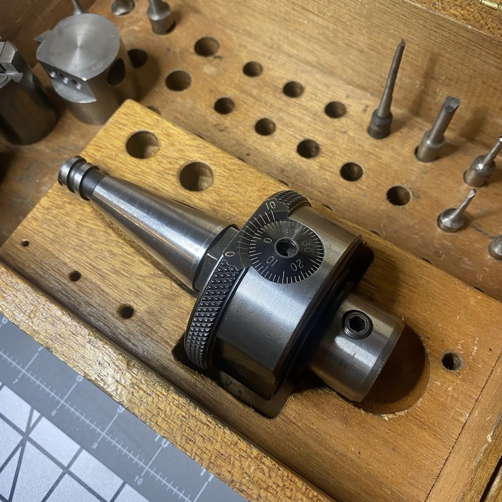 Moore Precision Jig Boring Head/Chuck Set w/ Case