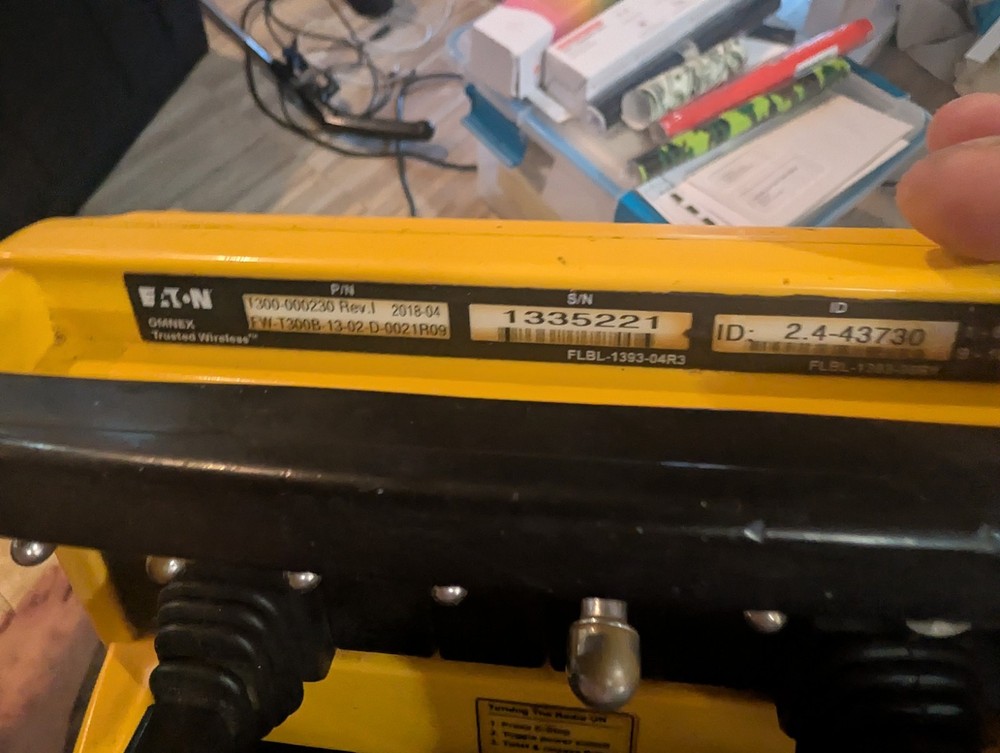 Eaton Omnex T300 Stump Grinder Remote Wireless controller