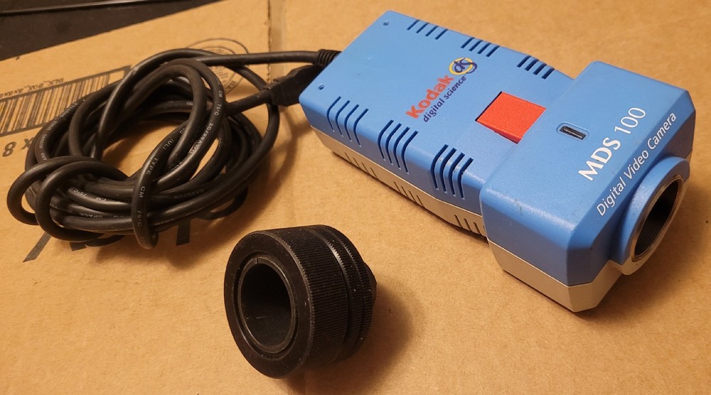 Kodak MDS100 DVC323 Microscopy Document System Digital Video Camera w/Lens Mount