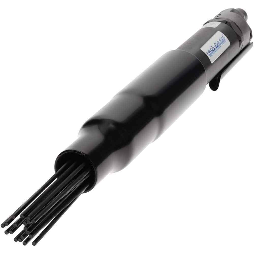 PRO SOURCE Pneumatic Inline Needle Scaler: 3mm Needle Diam, 1" Stroke, 1/4 NPT