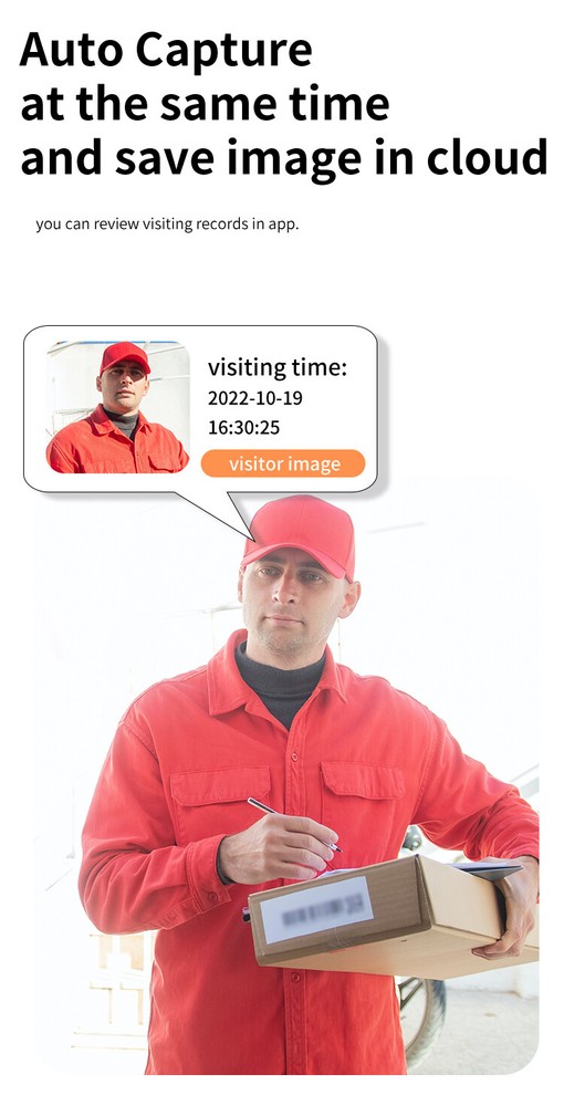 Wireless Security Smart Night Vision Doorbell Intercom Video Camera Door Chime