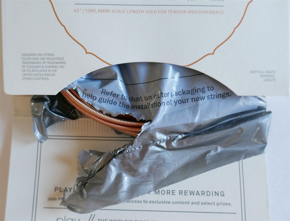 NEW D'Addario EJ79 Copper Mandobass Strings, 49-130