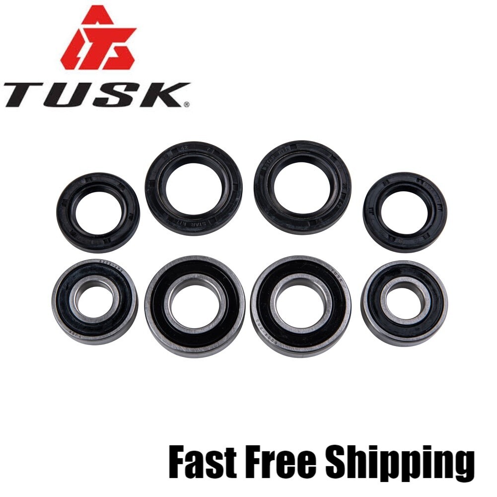 TUSK Front Wheel Hub Bearings Seals Yamaha Banshee Raptor 660 Blaster YFZ 450