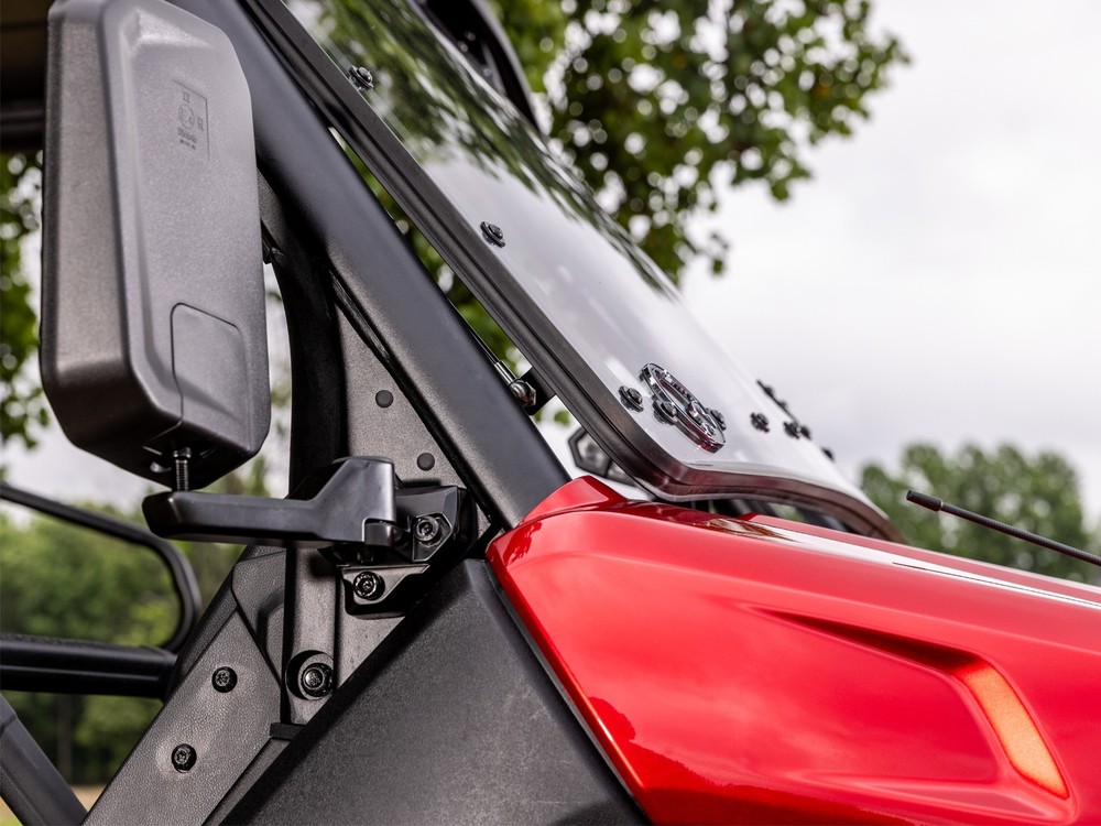 SuperATV Scratch-Resistant Flip Windshield for CFMoto UForce U10 Pro/2025+