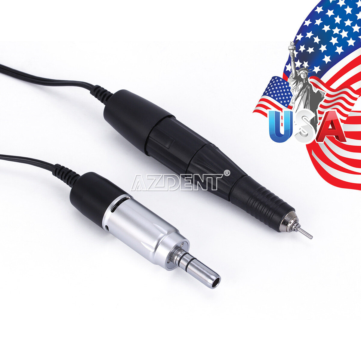 Dental Electric Micro Motor Handpiece 35000 RPM Standard E-Type / Plastic Grip