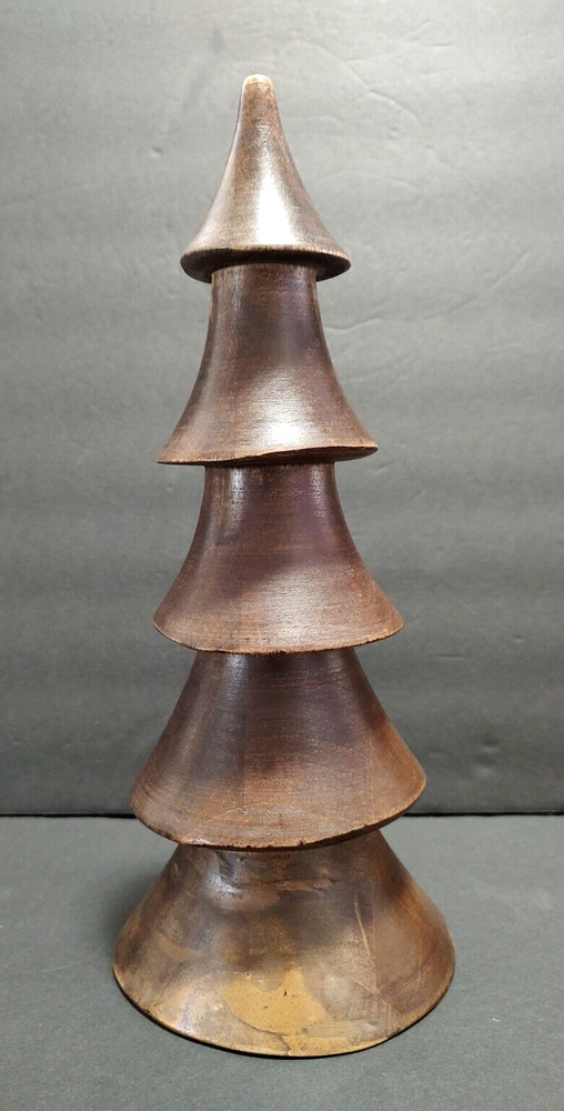 Christmas Tree 12" Solid Wood Tabletop or Mantel Rustic Charm