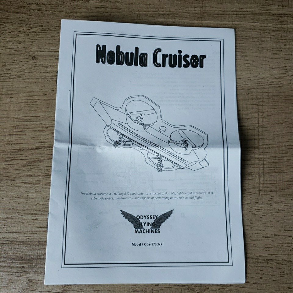 RC Nebula Cruiser Quadricopter Aircraft Stable Hover Flight *Read Description*