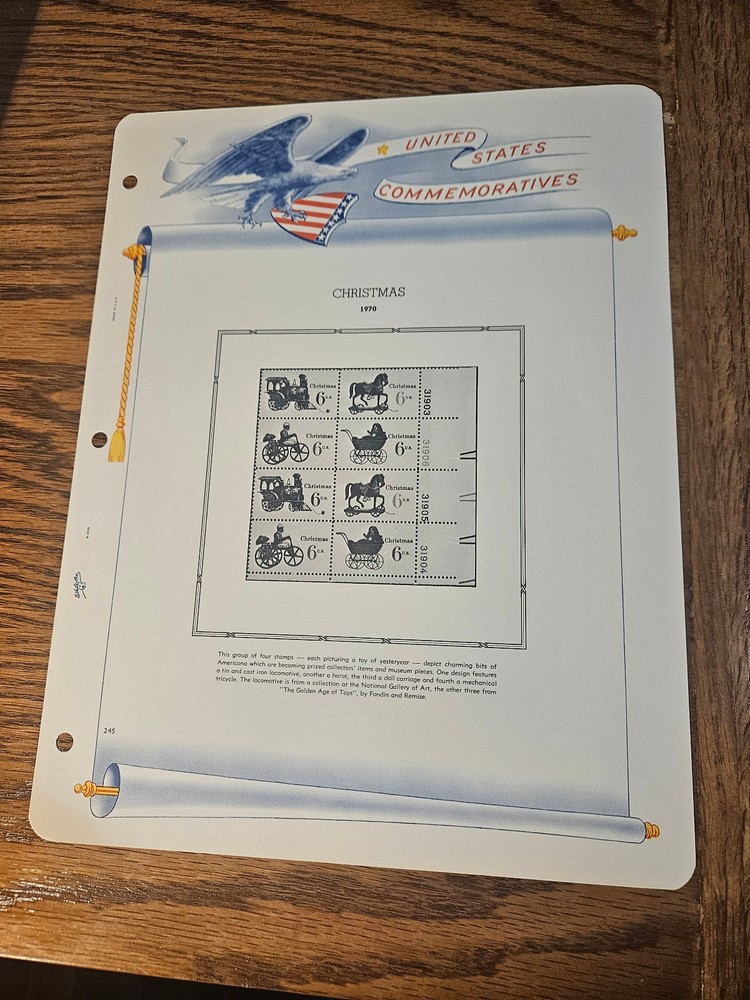 White Ace Binder Postage Stamps Of The United States Pages 233 thru 248