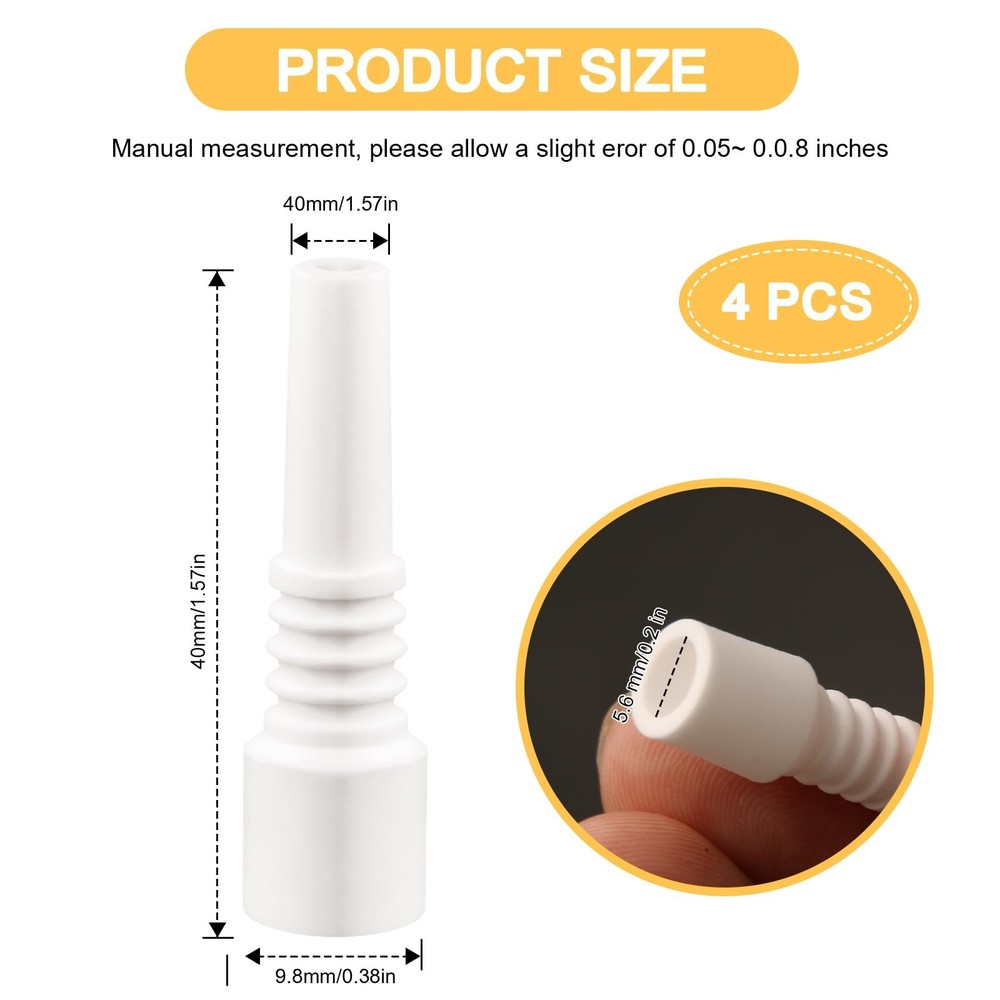 Sand Blaster Ceramic Nozzles Replacement Sandblasting Tips, 10mm Nectar Colle...