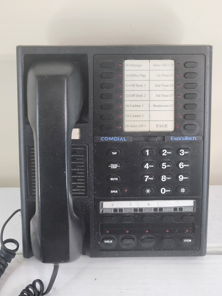 Comdial Executech II 6614E Phone Black