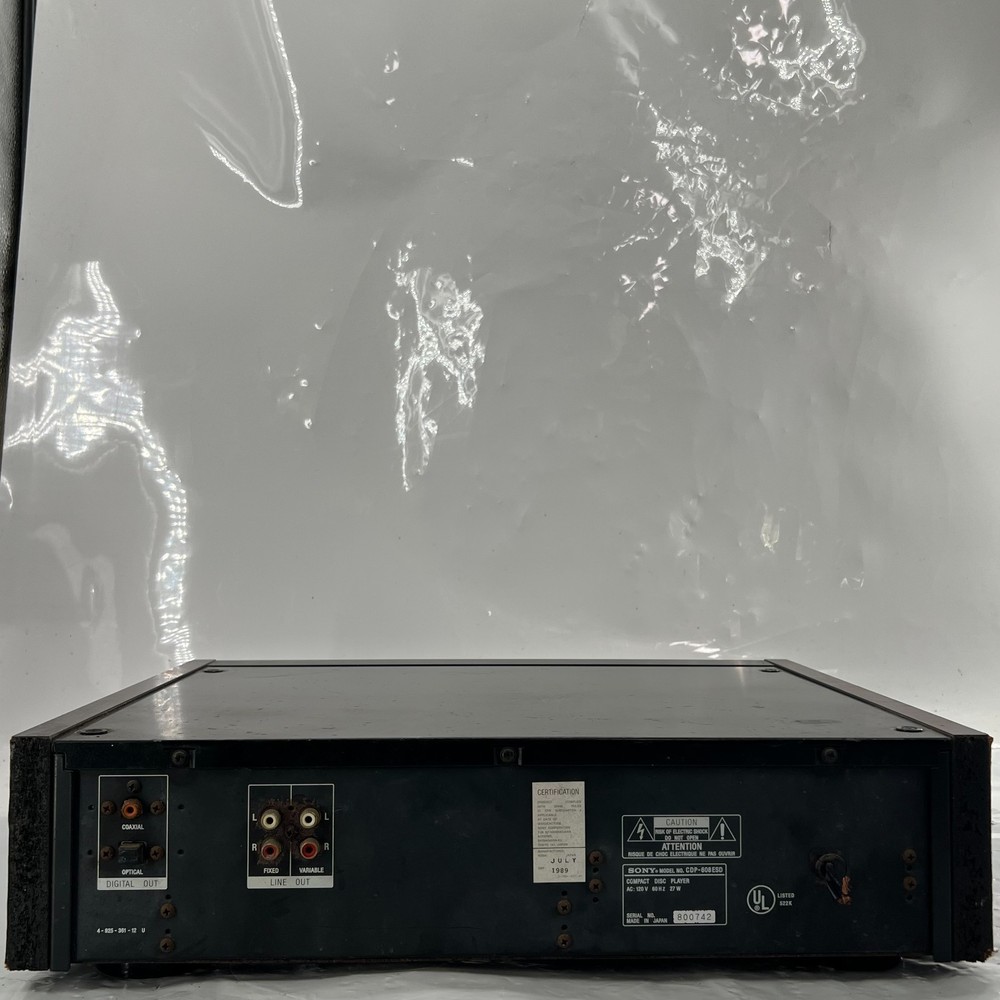 Sony CDP-608ESD Compact Disc Player For Parts