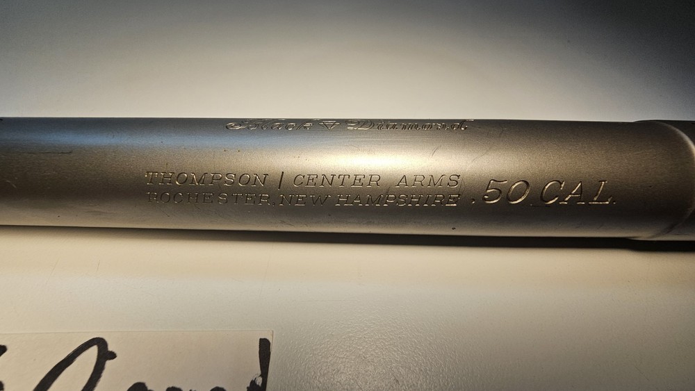 T/C Black Diamond Inline Muzzleloader 23" Barrel Without A Breech Plug (9)