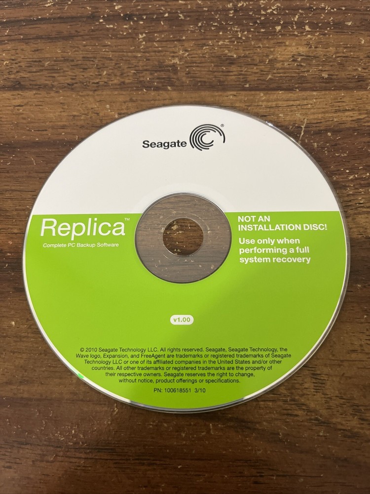 SEAGATE Disc Complete PC Backup Software