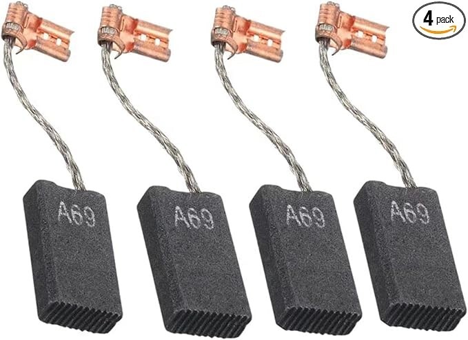 4 Pack Carbon Brushes for Bosch GBH5400 GBH5-38 X GSH38 GBH5-40D A69