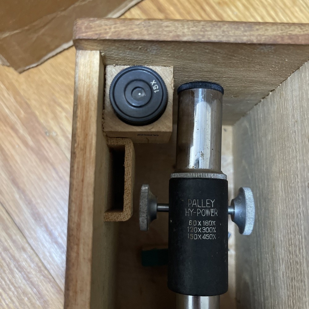 Vintage Palley Hy-Power Microscope