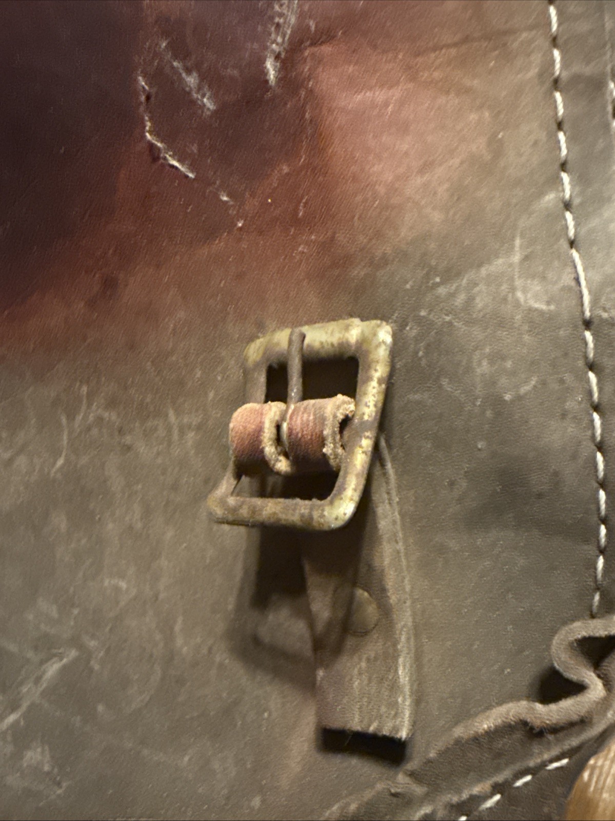 used vintage leather western horse saddle bags