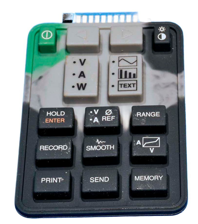 Fluke 41B-AV Power Harmonics Analyzer Keyboard