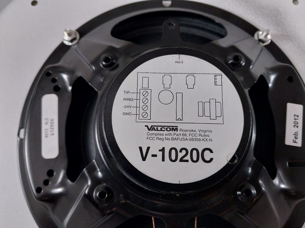 VALCOM V-1020C 8-Inch Flush Mount Ceiling Speaker