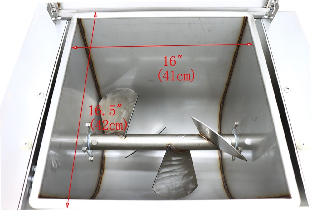 Automatic Horizontal Meat Stuffing Mixer 10.5Gal Commercial Mixing Machine