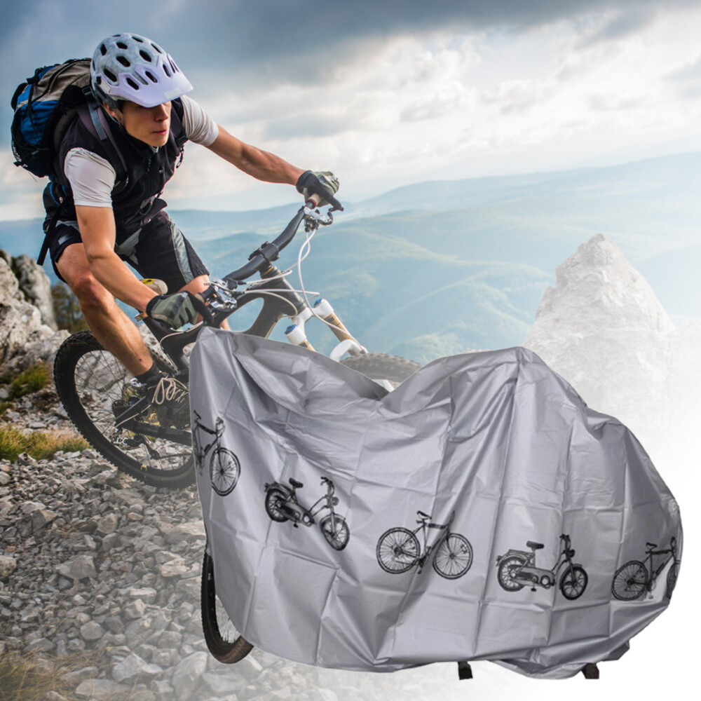 Large Waterproof Bicycle Cover Outdoor Rain Sun Dustproof UV Protector For Bike