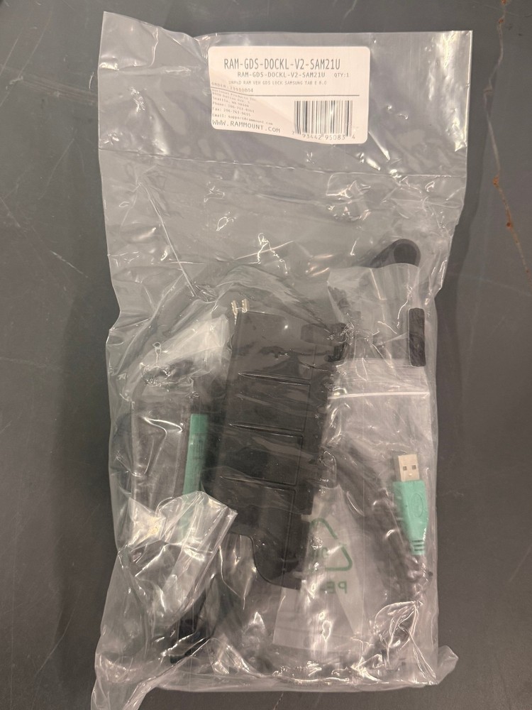 RAM Mounts GDS Bundle Kit w/ Locking Dock for Samsung Galaxy Tab E 8. DASH MOUNT