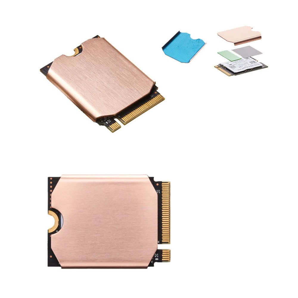 Rust-Proof Solid State Drive Heatsink Copper Heat Sink For Steam Deck M.2 2230