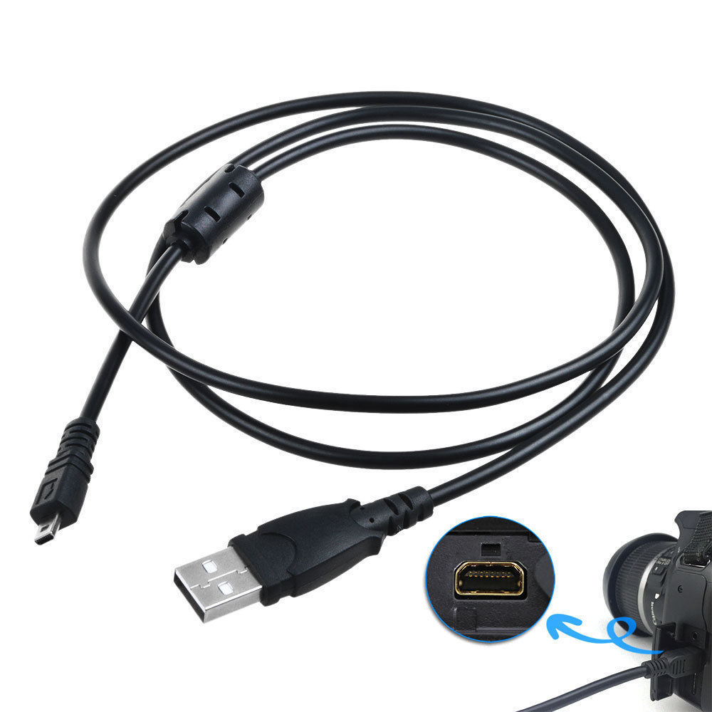PwrON USB 2.0 Data Sync Cable for BenQ Camera DC E1230 E1220/t E1040 E1035 E1020