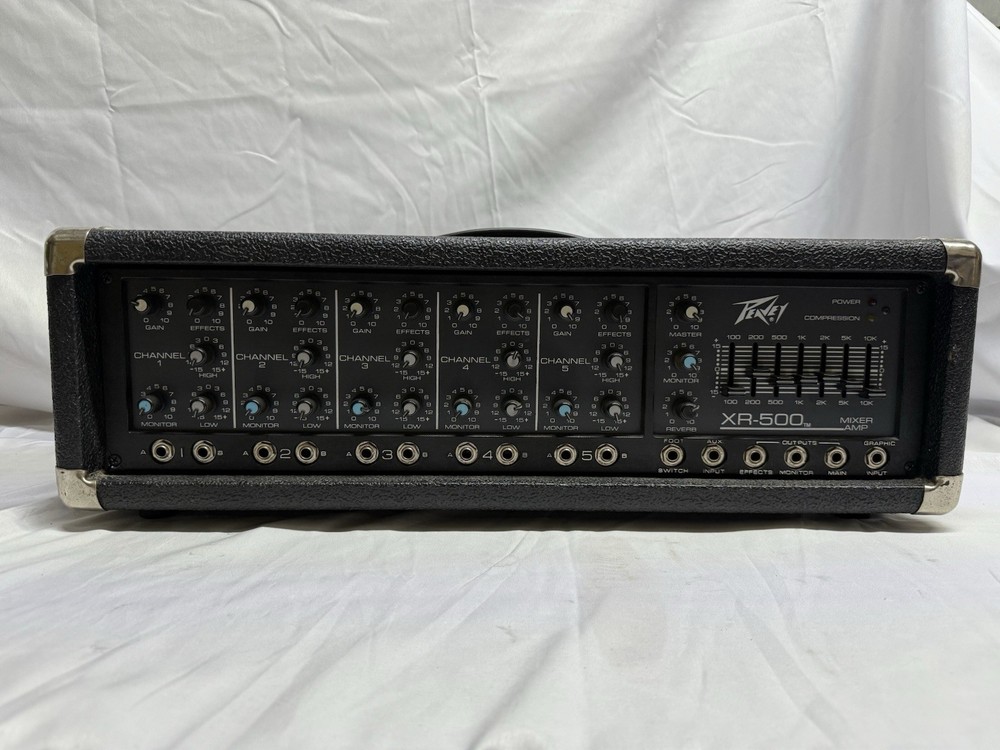 Peavey XR-500 powered mixer amplifier