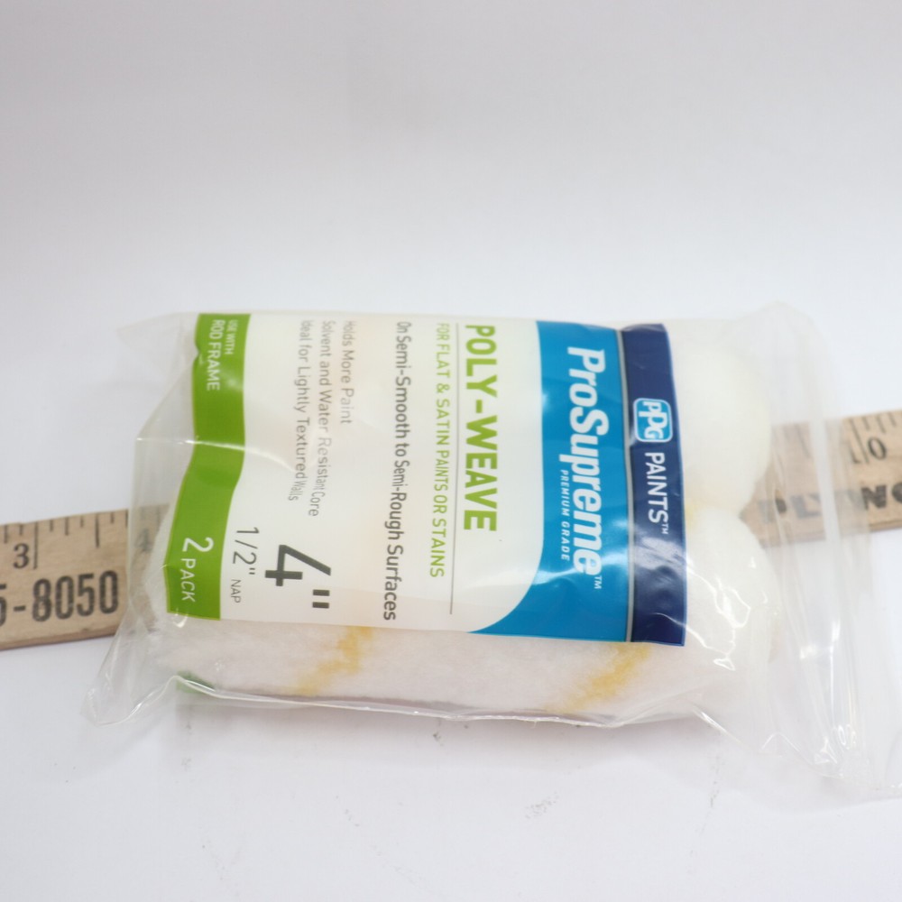 (2-Pk) PPGG All-Purpose Roller Cover Polyester 4" PPGX0046