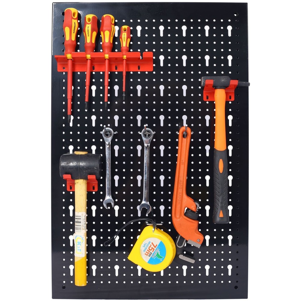 Metal Pegboard Wall Organizer Kit 4ft Garage Pegboard Tool Organizer Toolboard