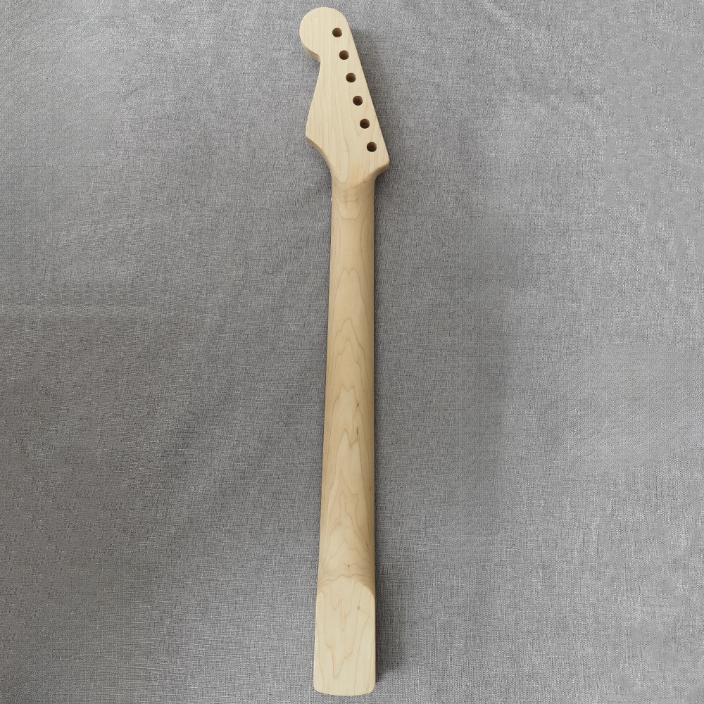 Diy standard strat guitar neck kit st maple neck rosewood finger 22frets bonenut