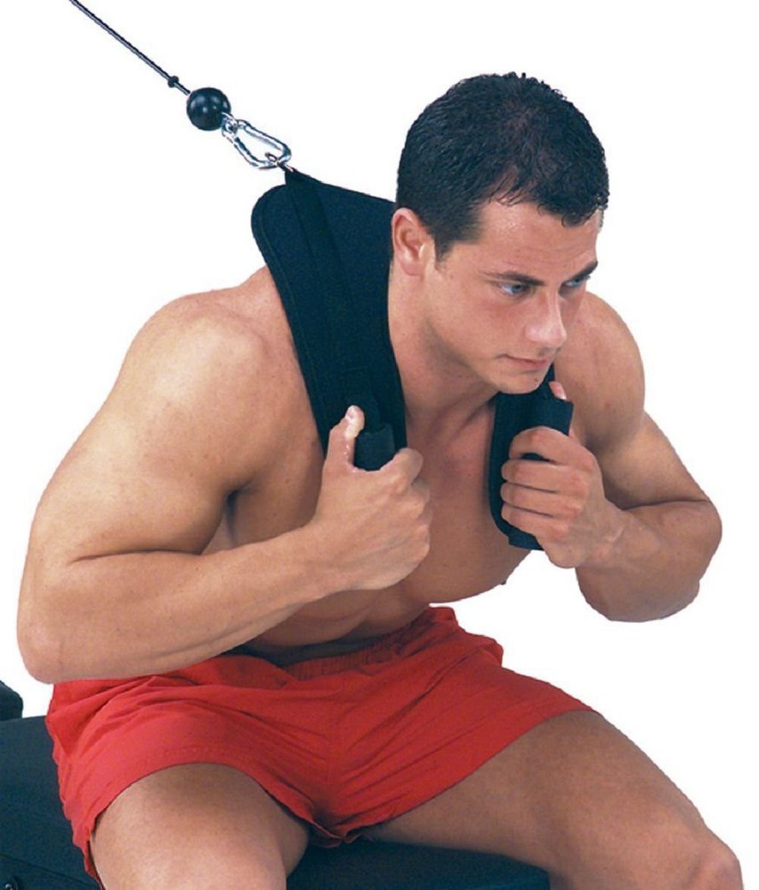 Ab Crunch Harness Cable Attachment Ab Exercise Cable Machine Gym Workout Abdo...