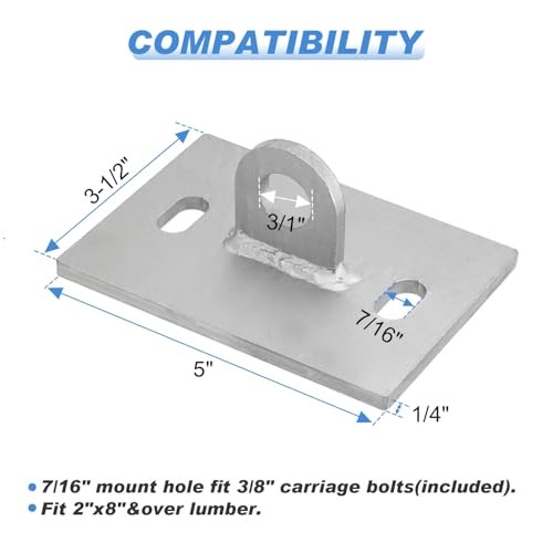 Floating Dock Hinges Kit, Pack of 2 Floating Dock Hinges Hardware, 2 PACK