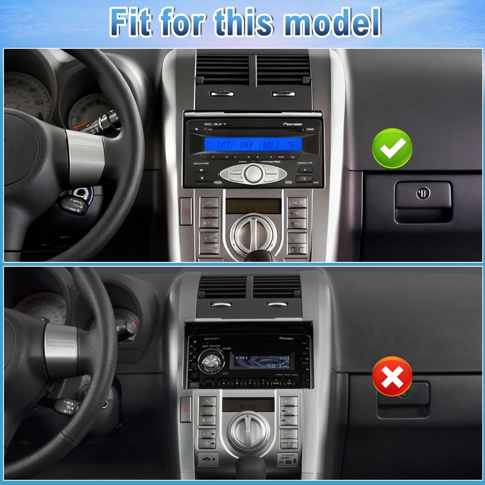 Android 14 Double Din Car Stereo 7" Touchscreen Wireless Carplay Android Auto