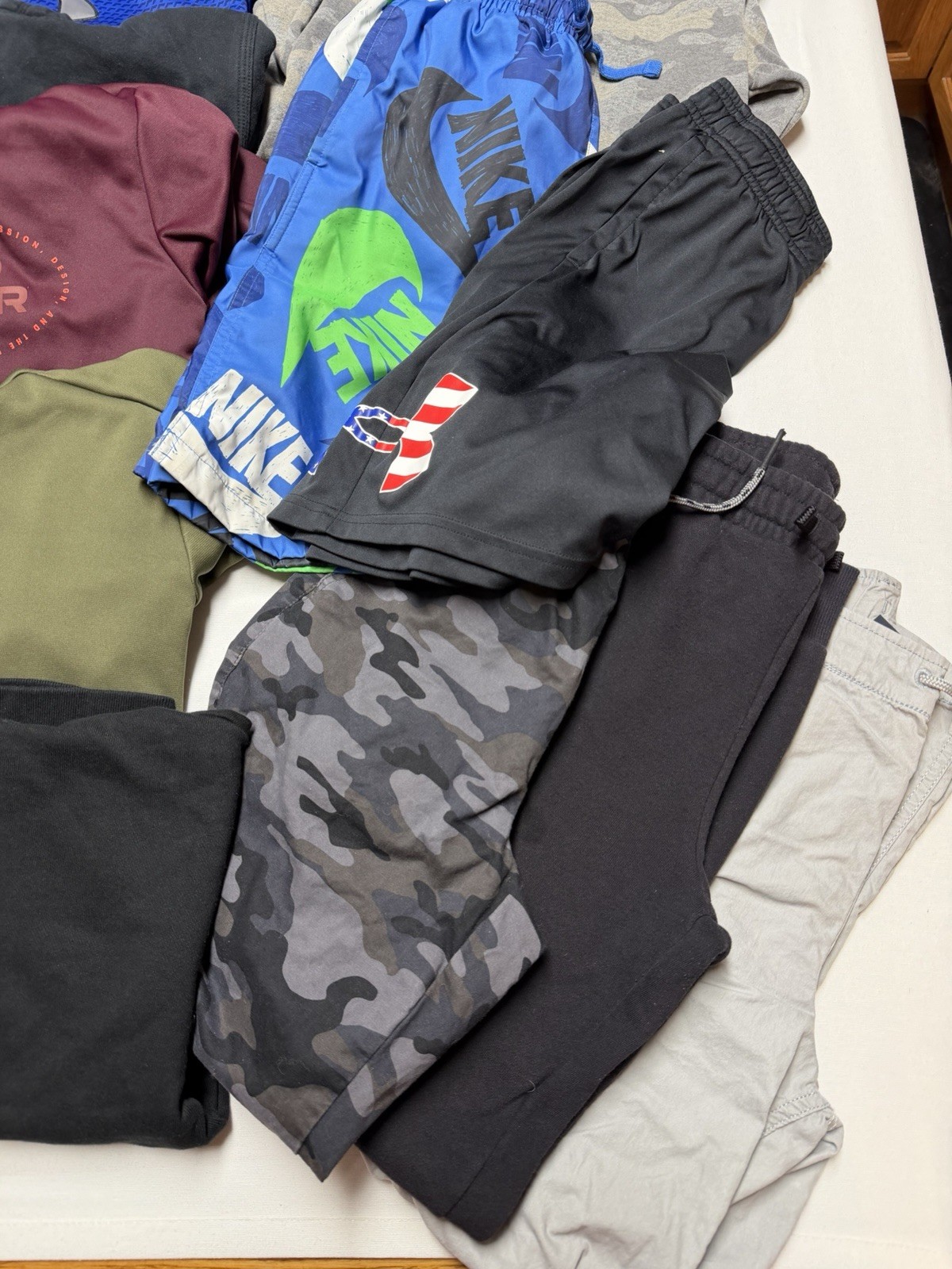 Boys Kids Lot Large 12-14 Clothes Shorts Pants Shirts 28 Pieces mixed brands