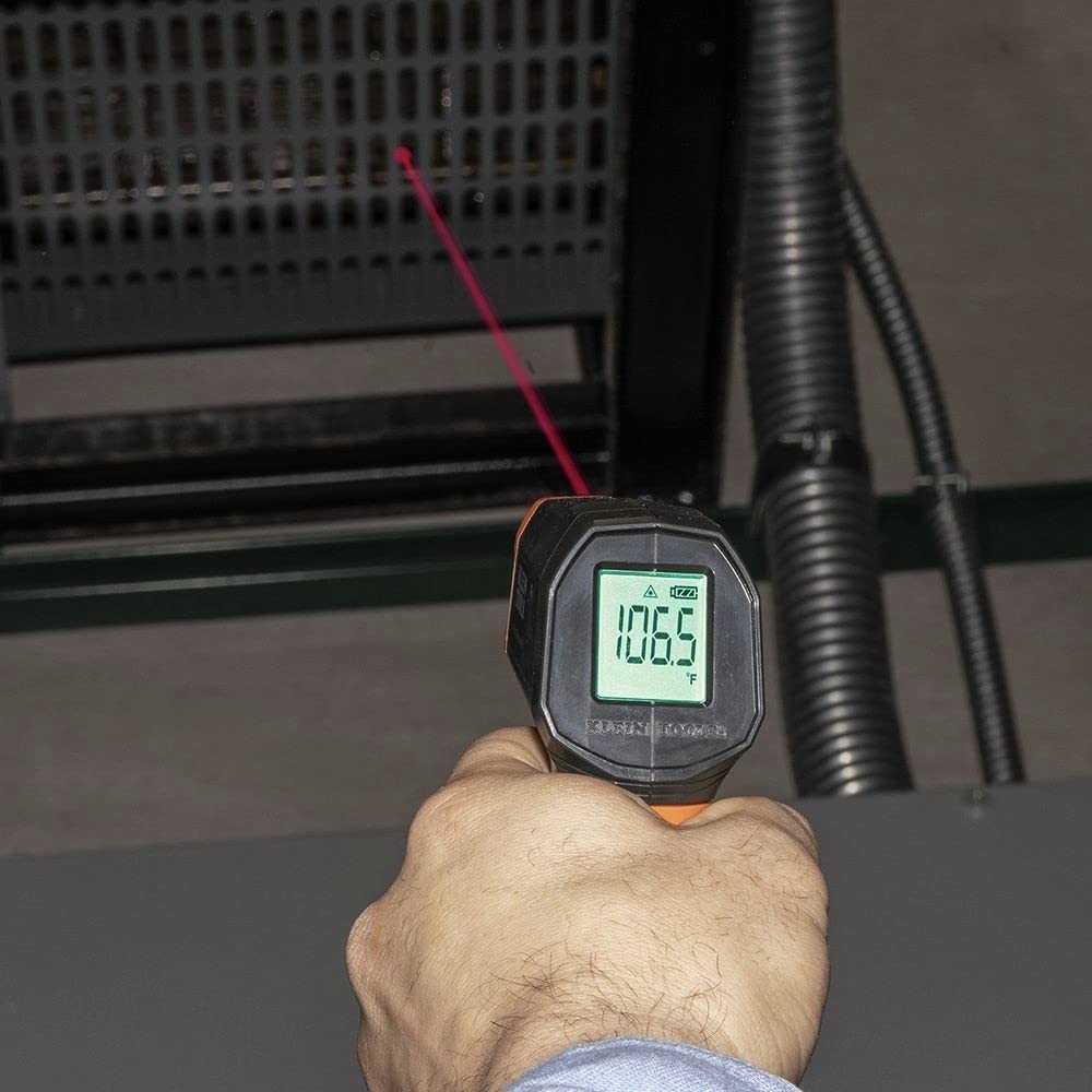 Laser Targeting Digital Thermometer with Durable Design - Covers Wide Temp Range