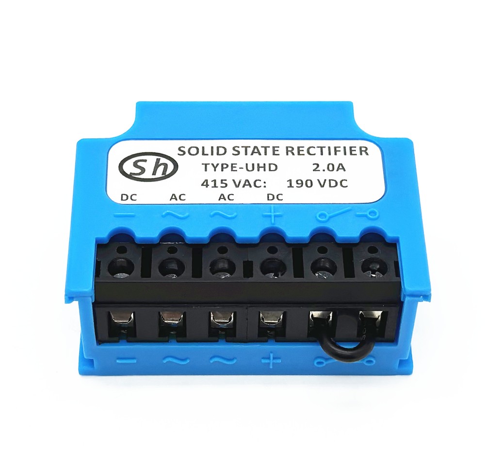 TYPE-UHD 2.0A 415VAC 190VDC SOLID STATE RECTIFIER Motor Brake Rectifier