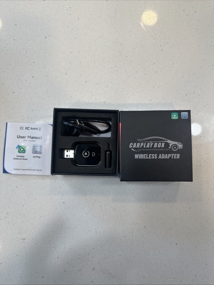 Wireless CarPlay Adapter for Android Auto - 3 in 1 Screen Mirror Android auto