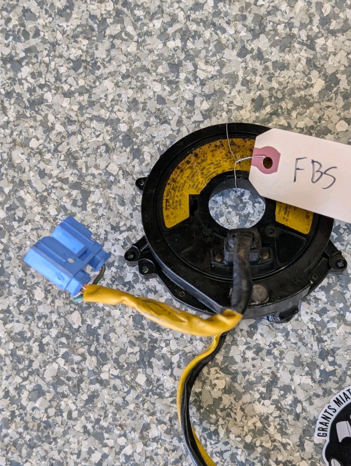 90-97 Mazda Miata MX5 OEM Steering Wheel Clockspring Clock Spring 2 Wire Type 1