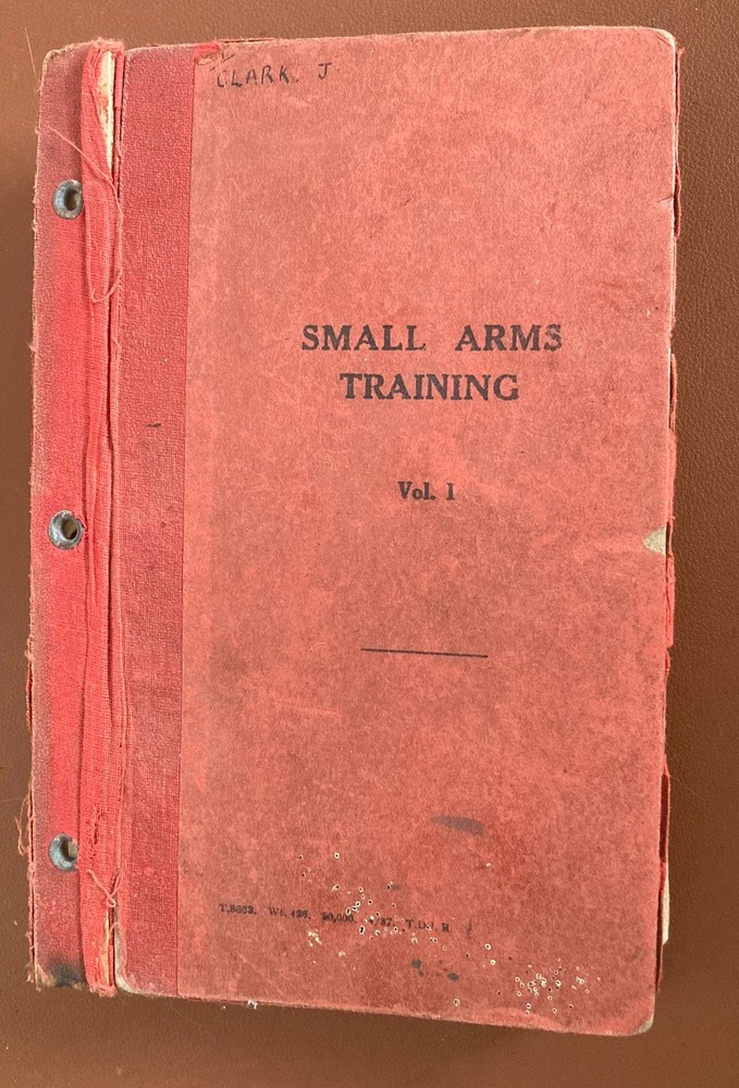 Genuine WW2 British small arms training manuals