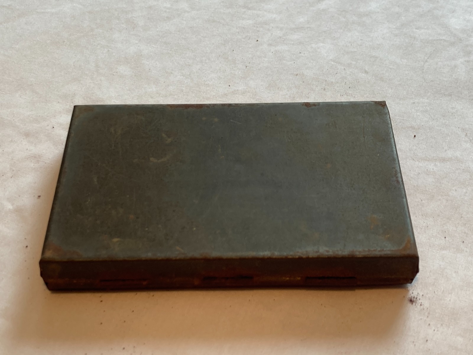 c1910-20s The Fulton No.1 Self Inking Stamp Ink Pad Advertising Tin