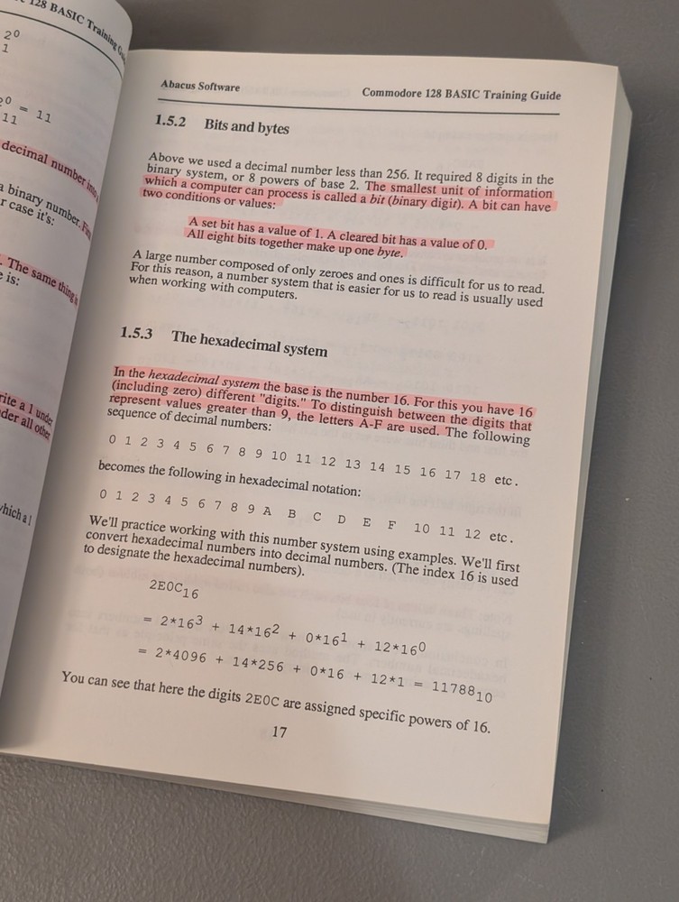 Commodore 128 Basic Training Guide (1986 Abacus C-128 #6) - *Read