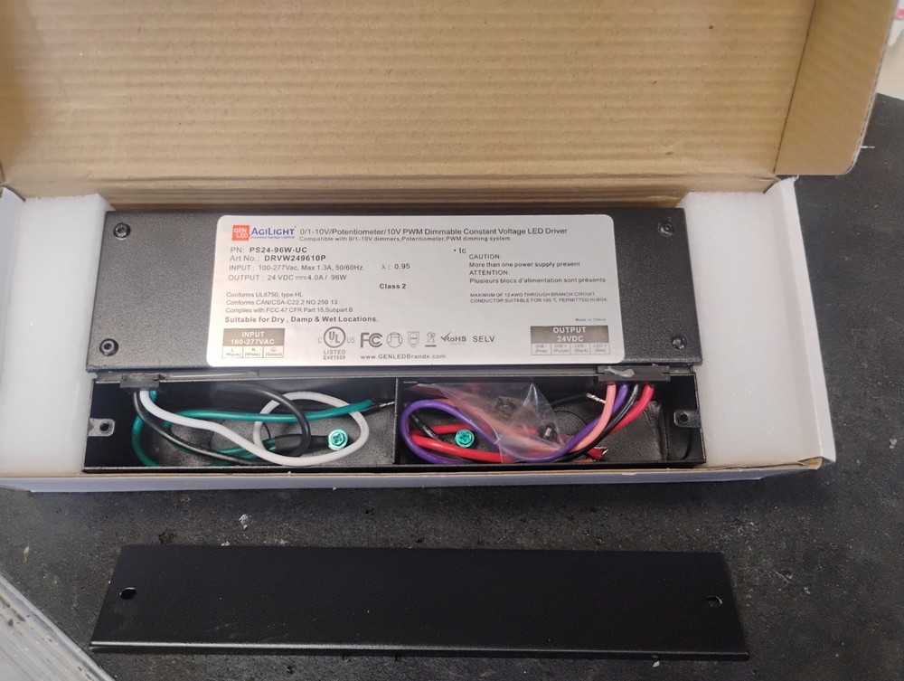 PS24-96W-UC Agilight Dimmable Constant Voltage LED Driver
