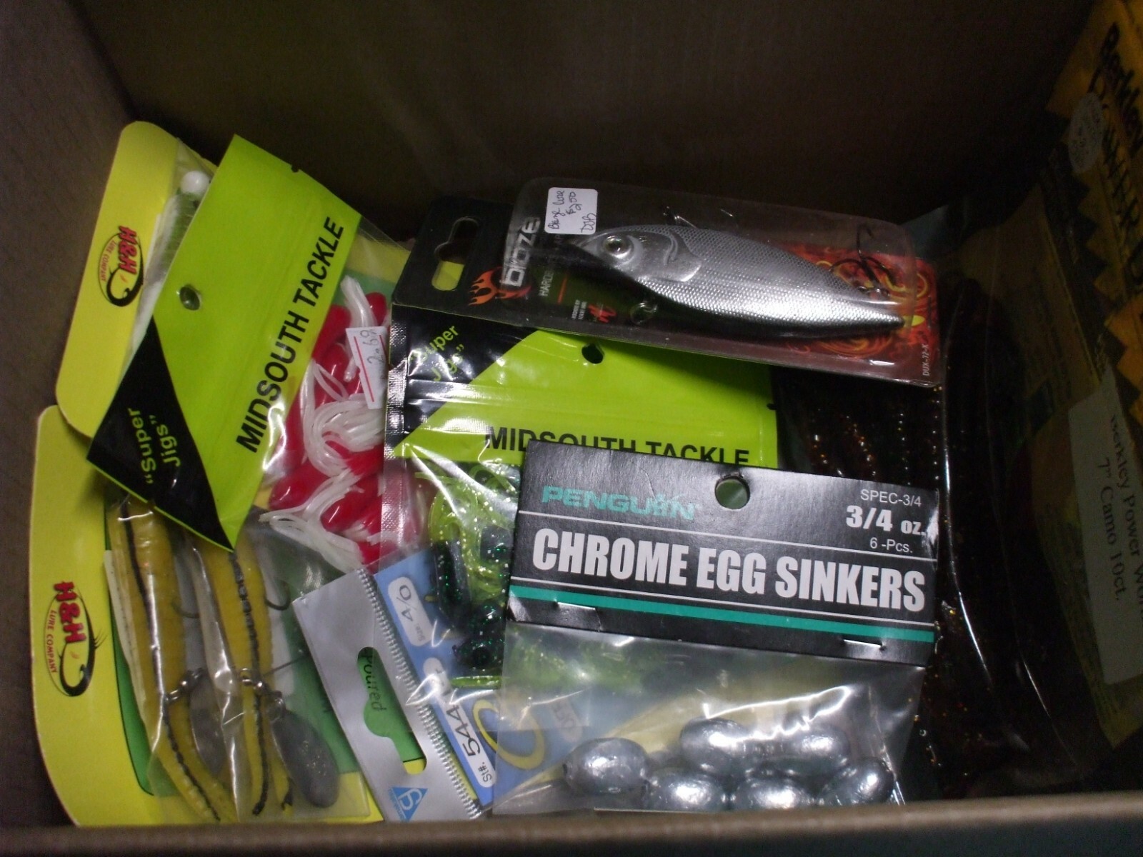 Variety Tackle Box crankbaits sinkers inline spinners jigs rapala lure