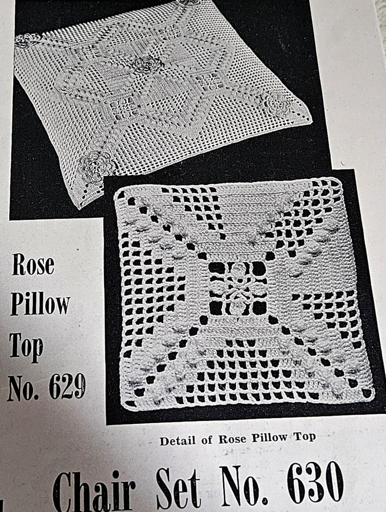 BEDSPREAD Tablecloth NOVELTY CROCHET PATTERNS LILY 102
