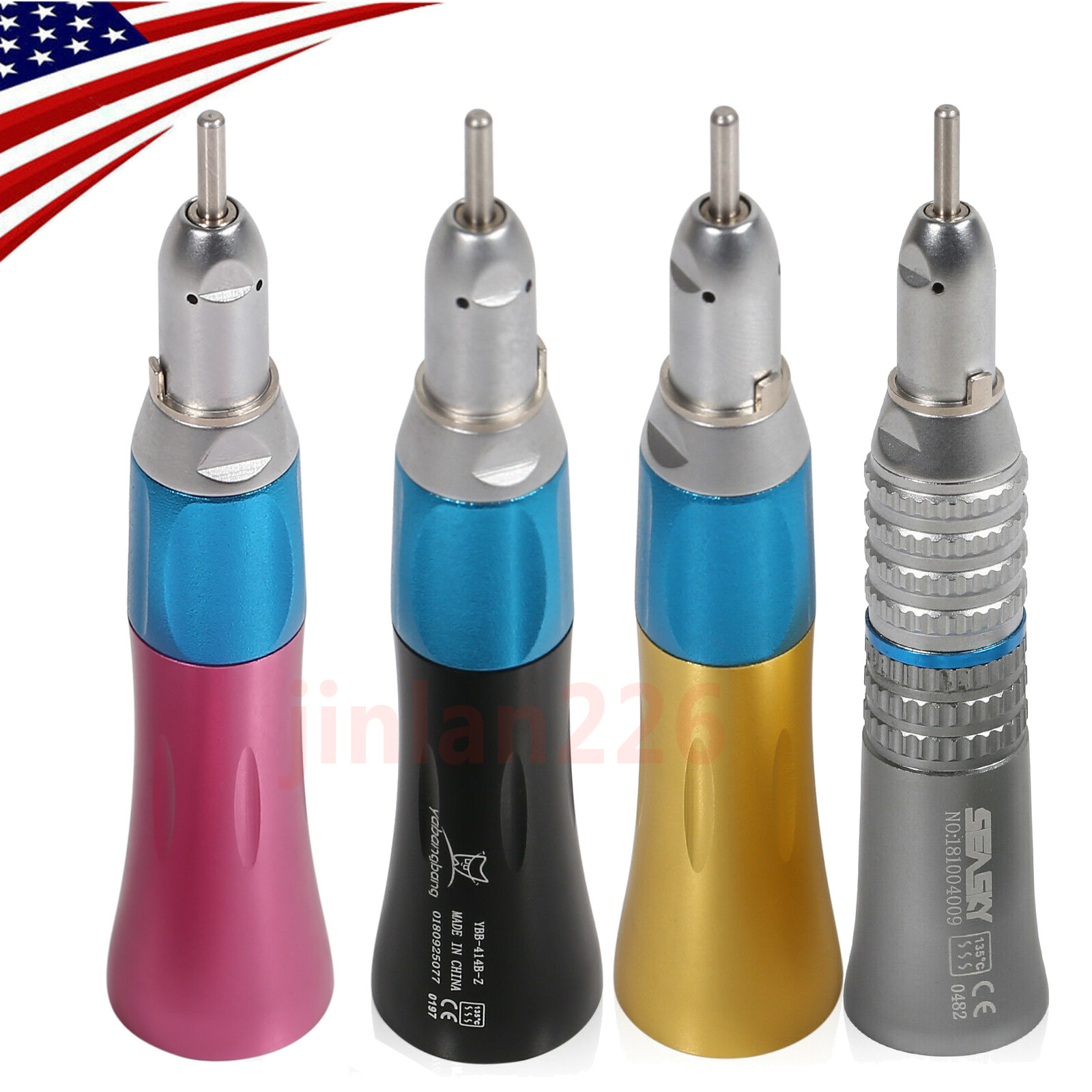 Dental low slow speed straight handpiece/ contra angle/ air motor 2/4 NSK E-type