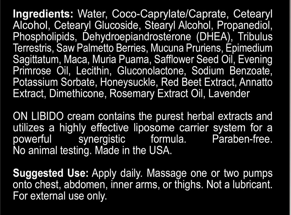 On Natural Libido for Her 1.7oz
