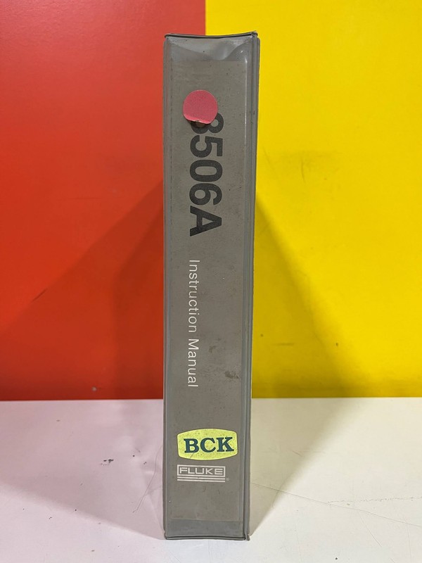 FLUKE 8506A Digital Multimeter Instruction Manual