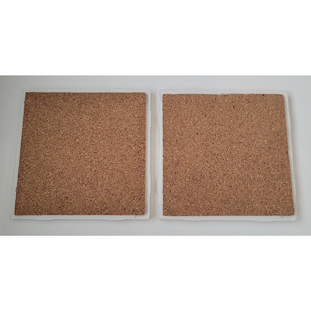Ceramic coasters "Wish You Were Beer"